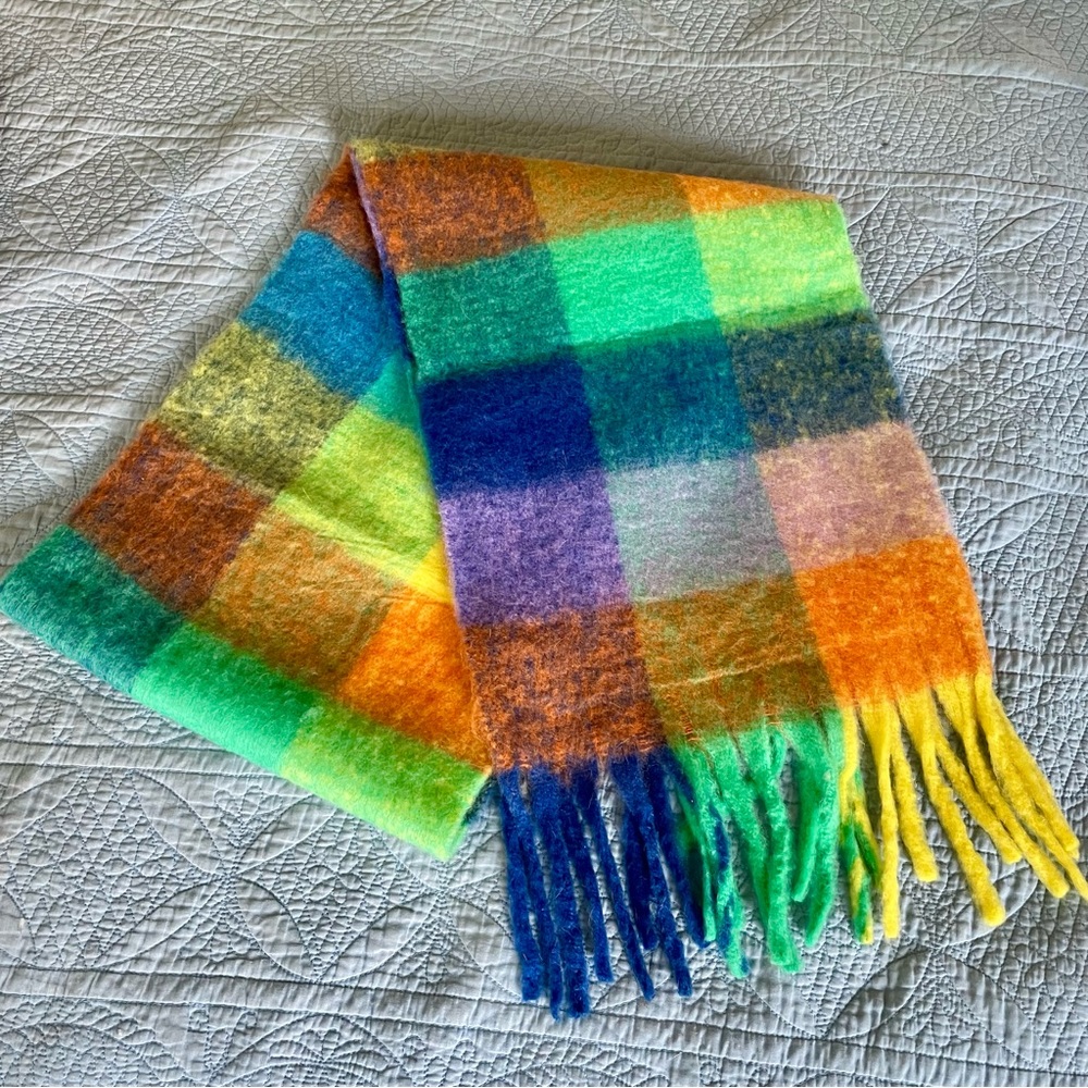 Checkered scarf like Acne Studios